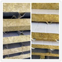 多規(guī)格彩鋼巖棉復(fù)合板價格